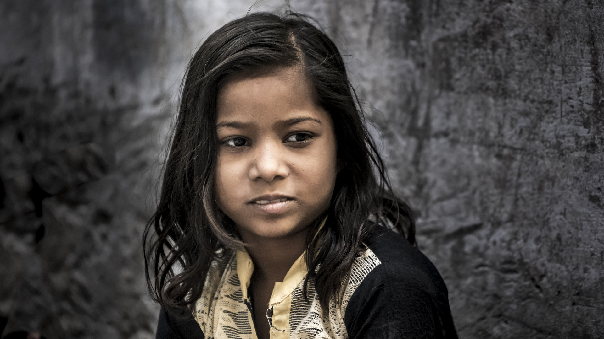 Kleine Lady aus Varanasi