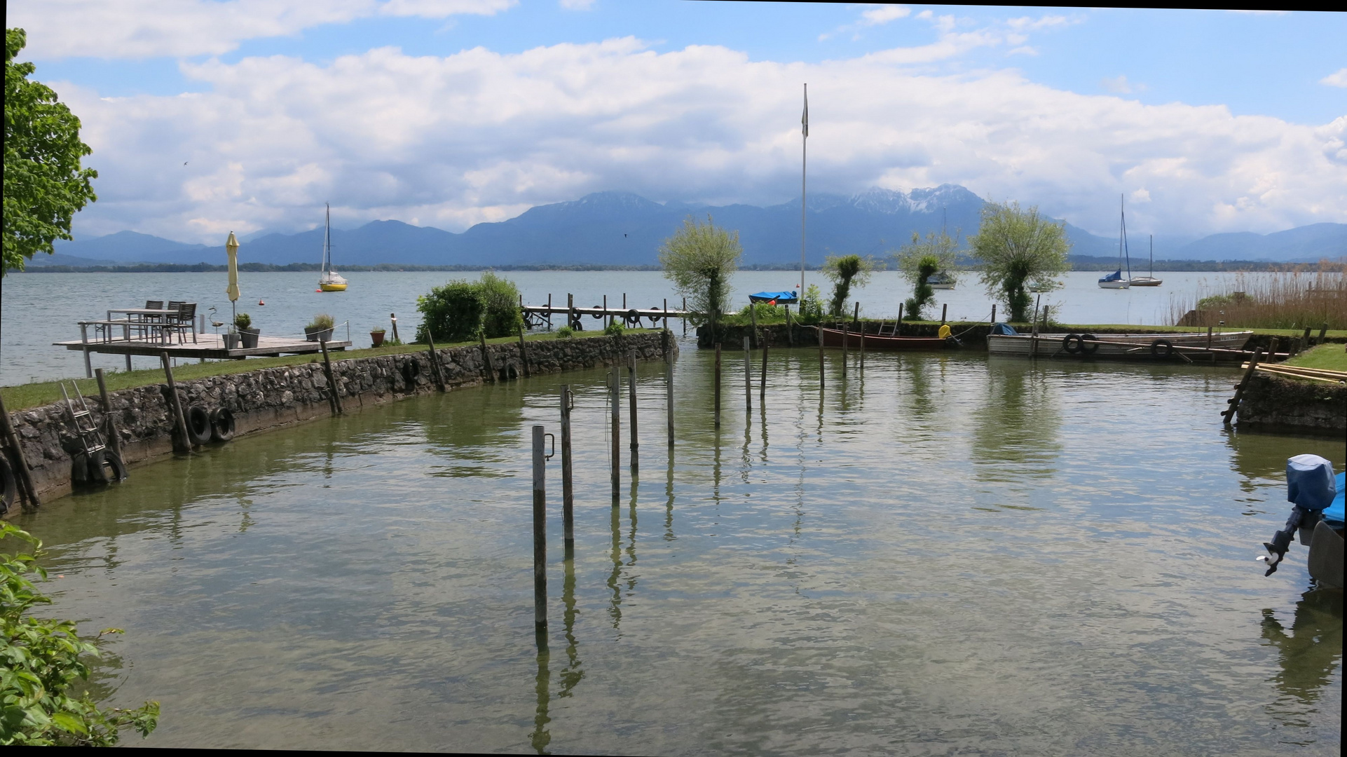 Kleine Marina auf Frauenchiemsee