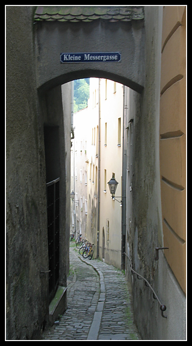 Kleine Messergasse in Passau (Auf stillen Wegen 3)