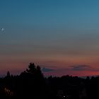 Kleine Mondsichel - Abendstimmung 05.06.2019