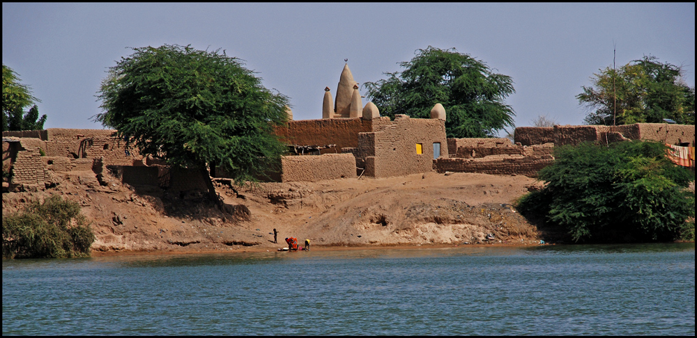 Kleine Moschee am Niger