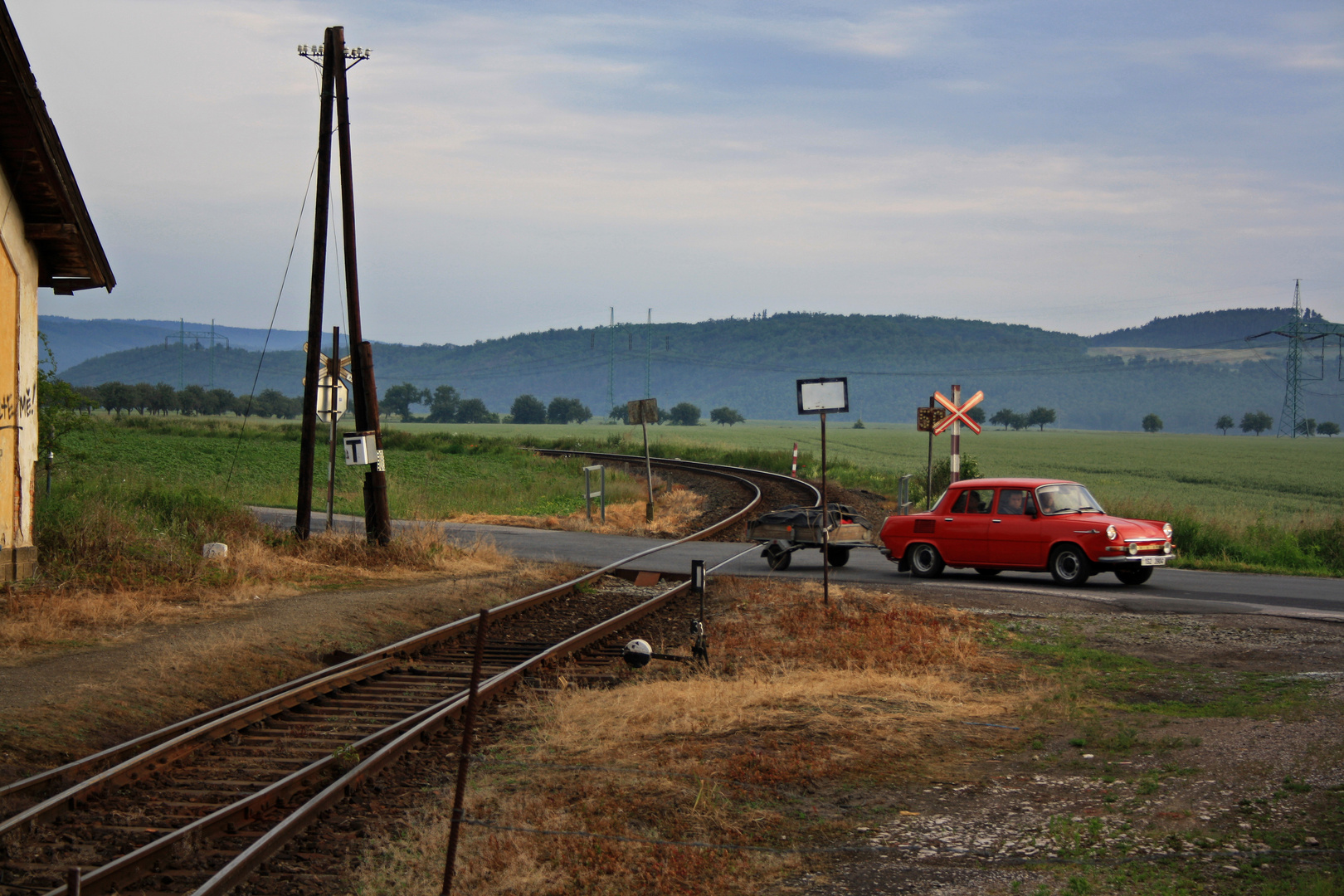 Kleine Nebenbahn bei Neumentely 