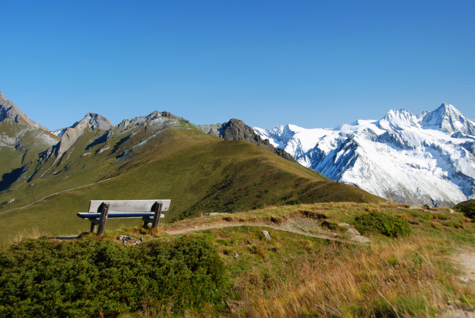 Kleine Pause am Höhenweg