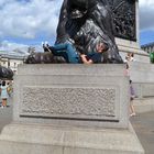 Kleine Pause am Trafalgar Square