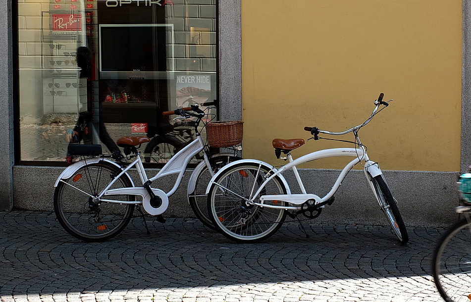 Kleine Pause für die Drahtesel