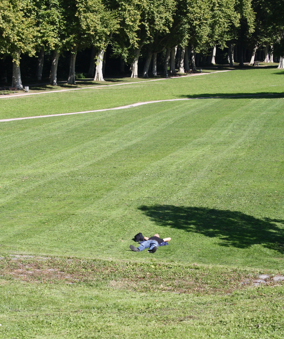 Kleine Pause im Park