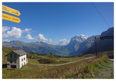 Kleine Scheidegg, Blick zum Wetterhorn