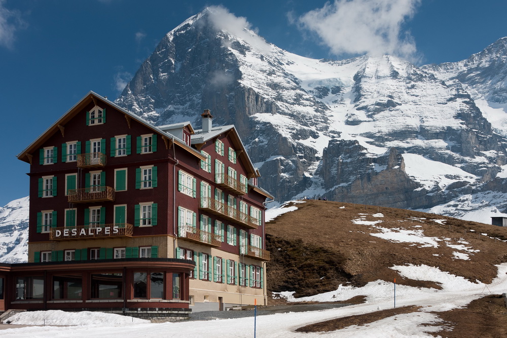 Kleine Scheidegg mit Eiger Nordwand