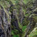 kleine Schlucht in Island