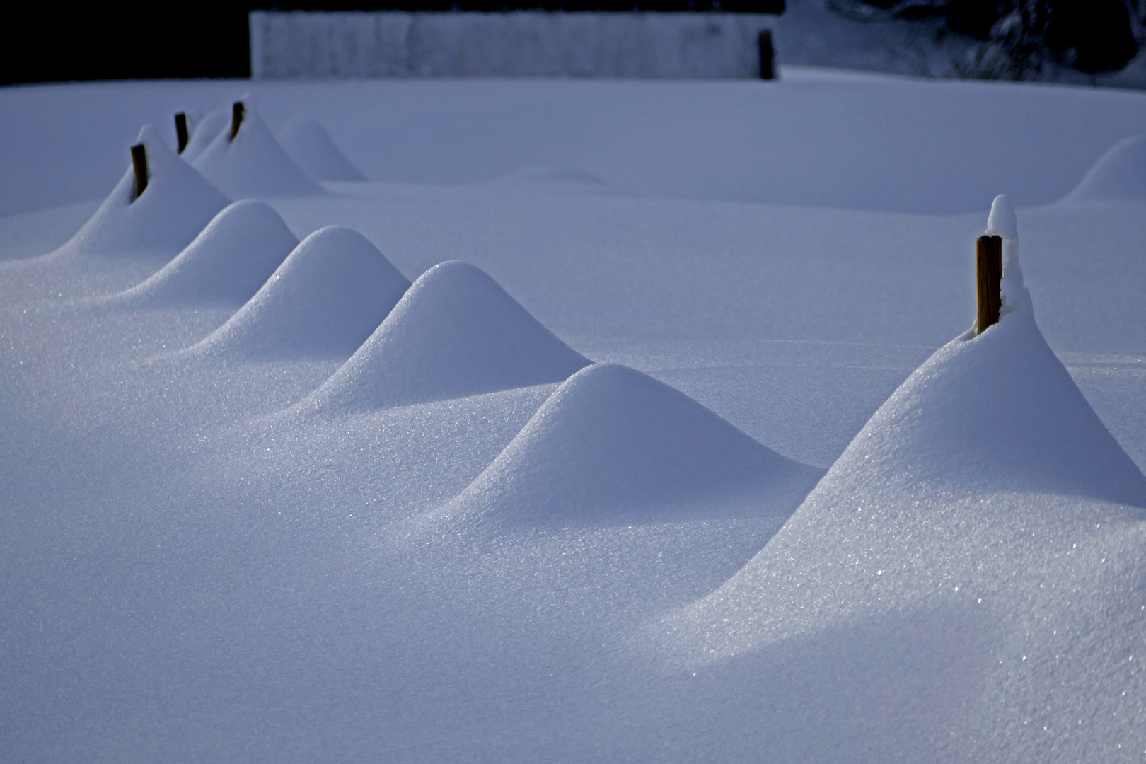 kleine Schneeberge