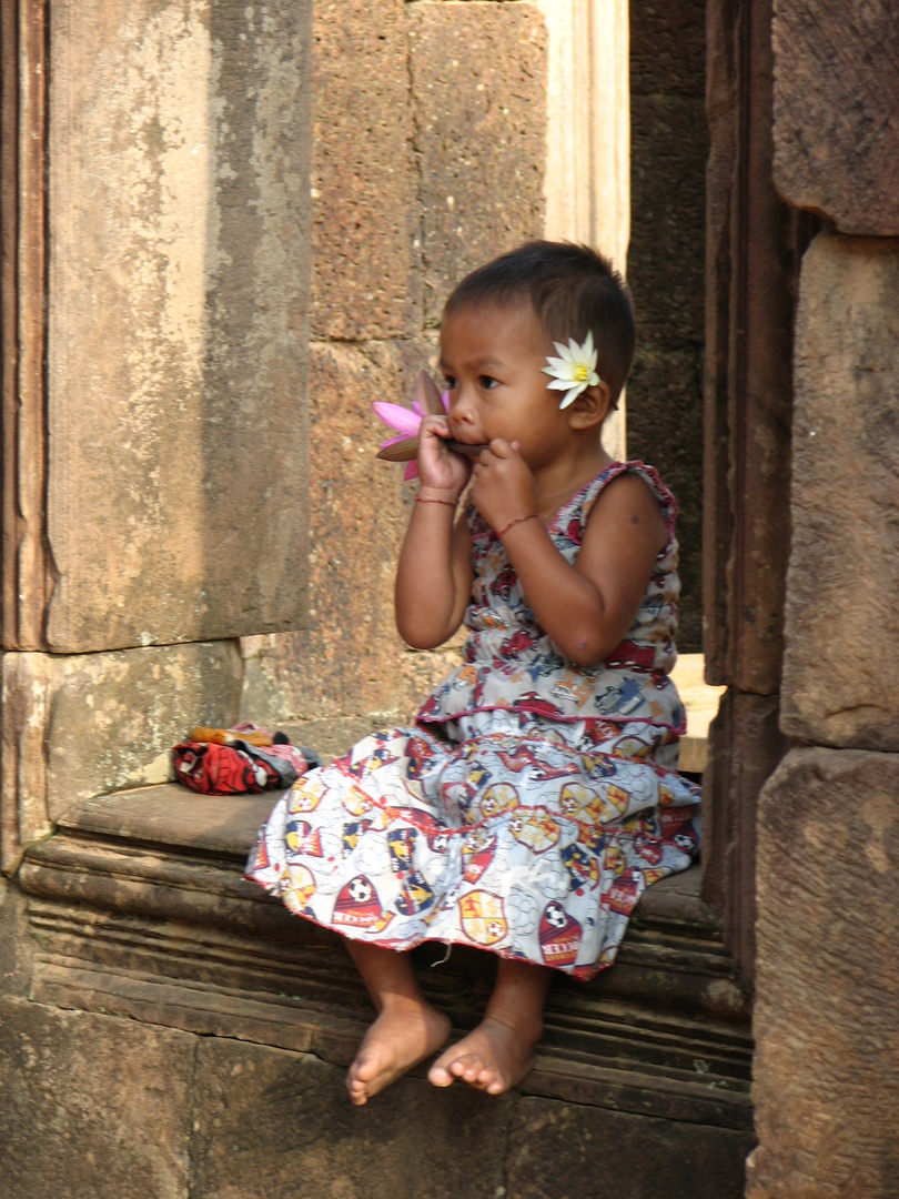Kleine Schönheit in Angkor