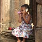 Kleine Schönheit in Angkor