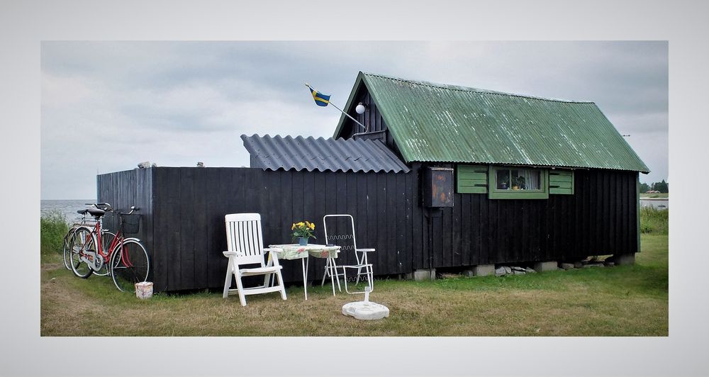 kleine schwedische Idylle am Meer