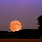 Kleine Spielerei mit aufgehendem Mond