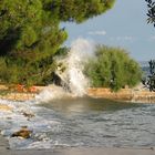 Kleine Springflut in Kroatien