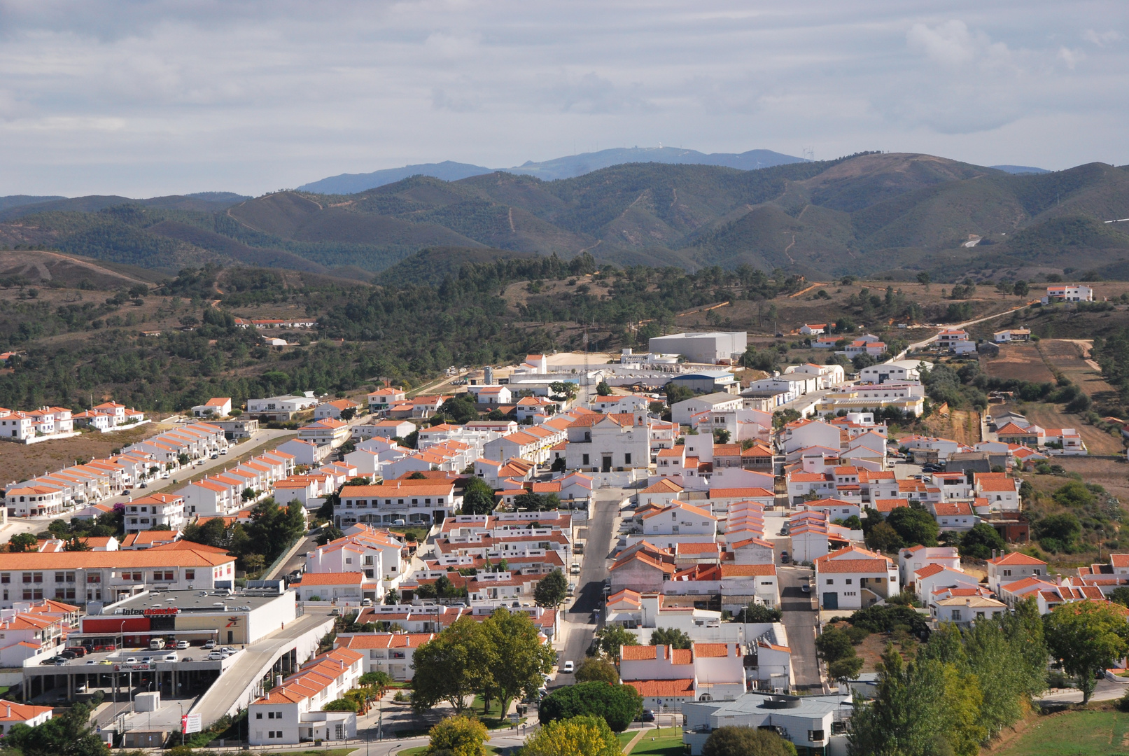 kleine Stadt an der Algarve / Portugal