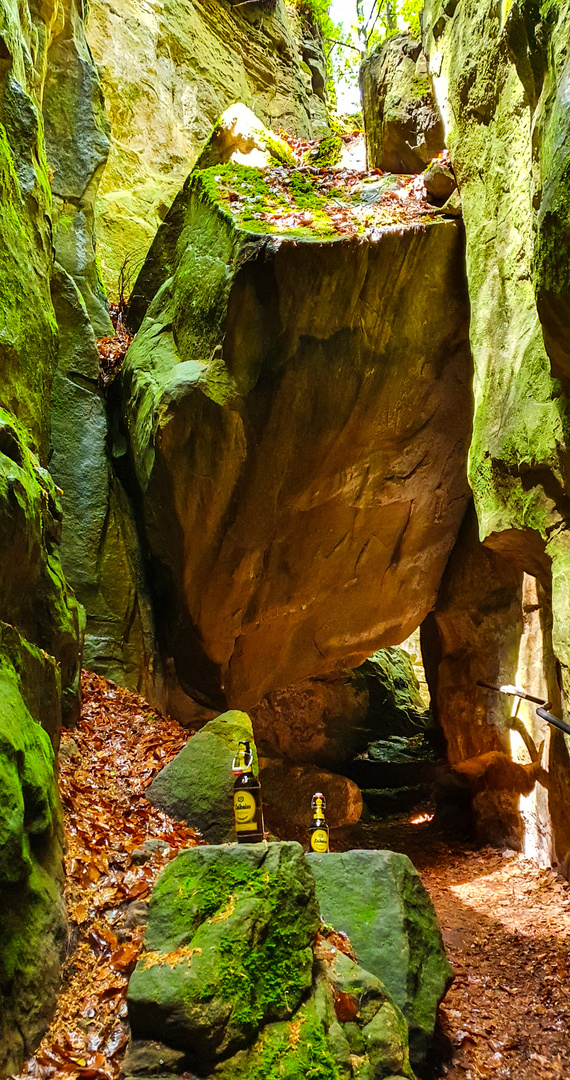 Kleine Stärkung in der Teufelsschlucht