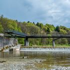 Kleine Staustufe am Flaucher (Isar/München)