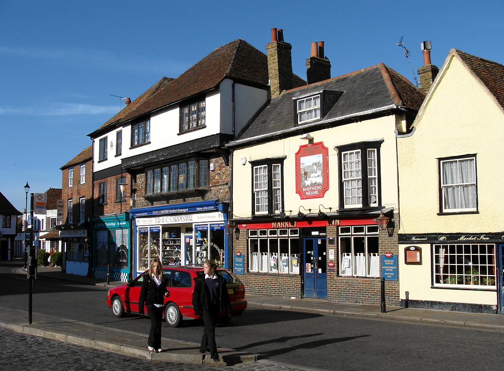 kleine Straßenszene in Sandwich