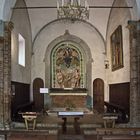 Kleine toskanische Kapelle in Volterra