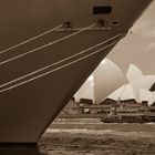 kleine und grosse Schiffe im Sydney Harbour