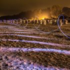 kleine Urlaubsspielerei bei Nacht am Ostseestrand von Ückeritz