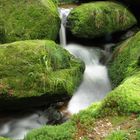 kleine Wasserfälle im bayerische Wald