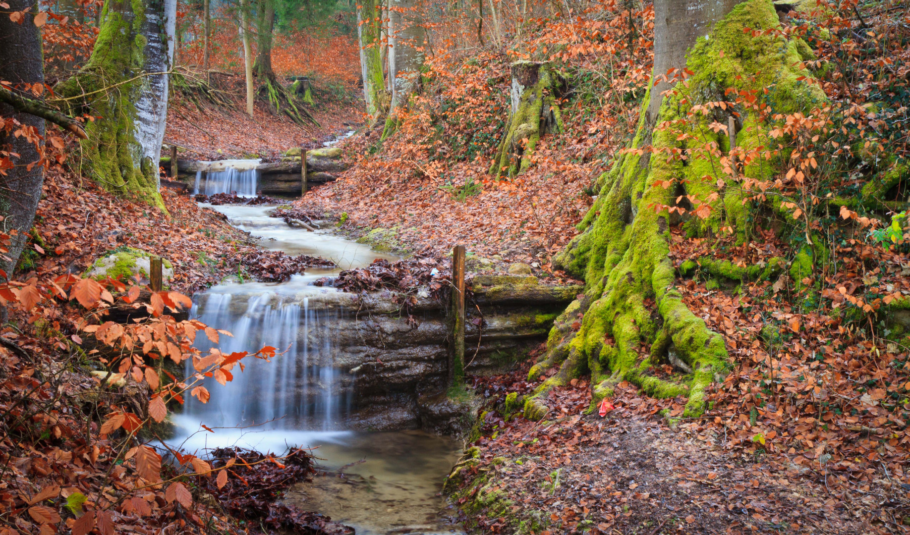 Kleine Wasserfall