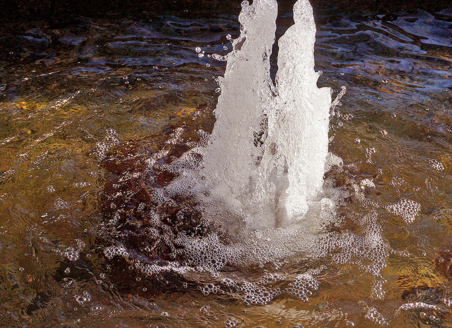 Kleine Wasserkaskade