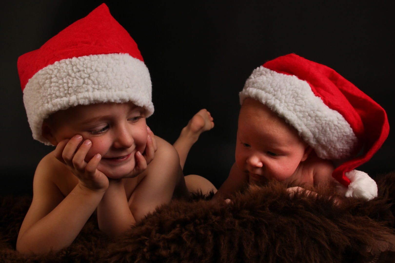 kleine Weihnachtsmänner