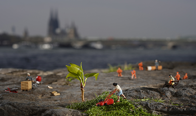 kleine Welt am Rhein in Köln