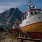 Kleine Werft auf den Lofoten