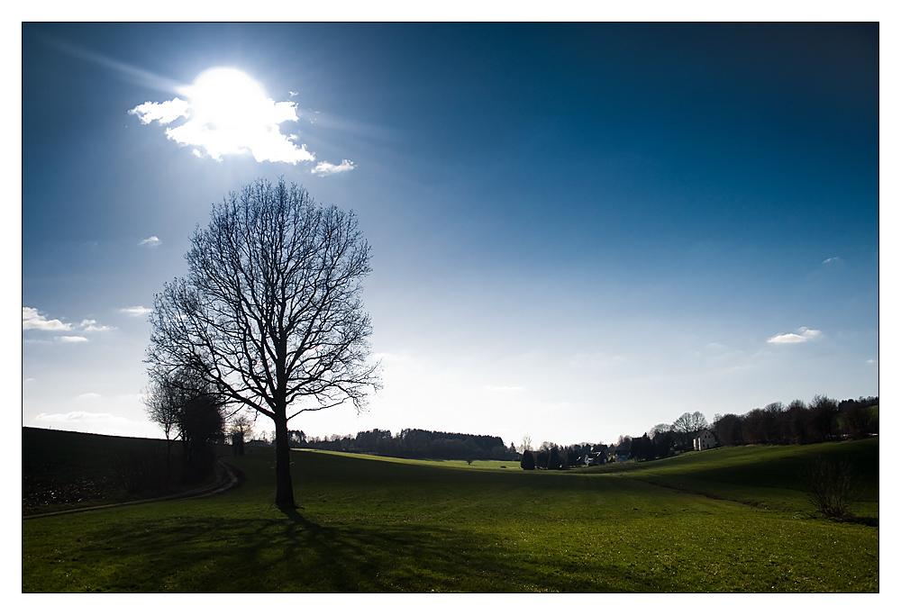 kleine Wolken werfen...