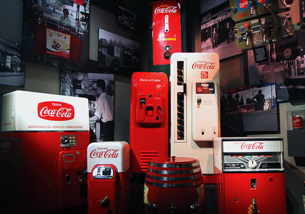Kleine Zeitreise in die Coca Cola Welt