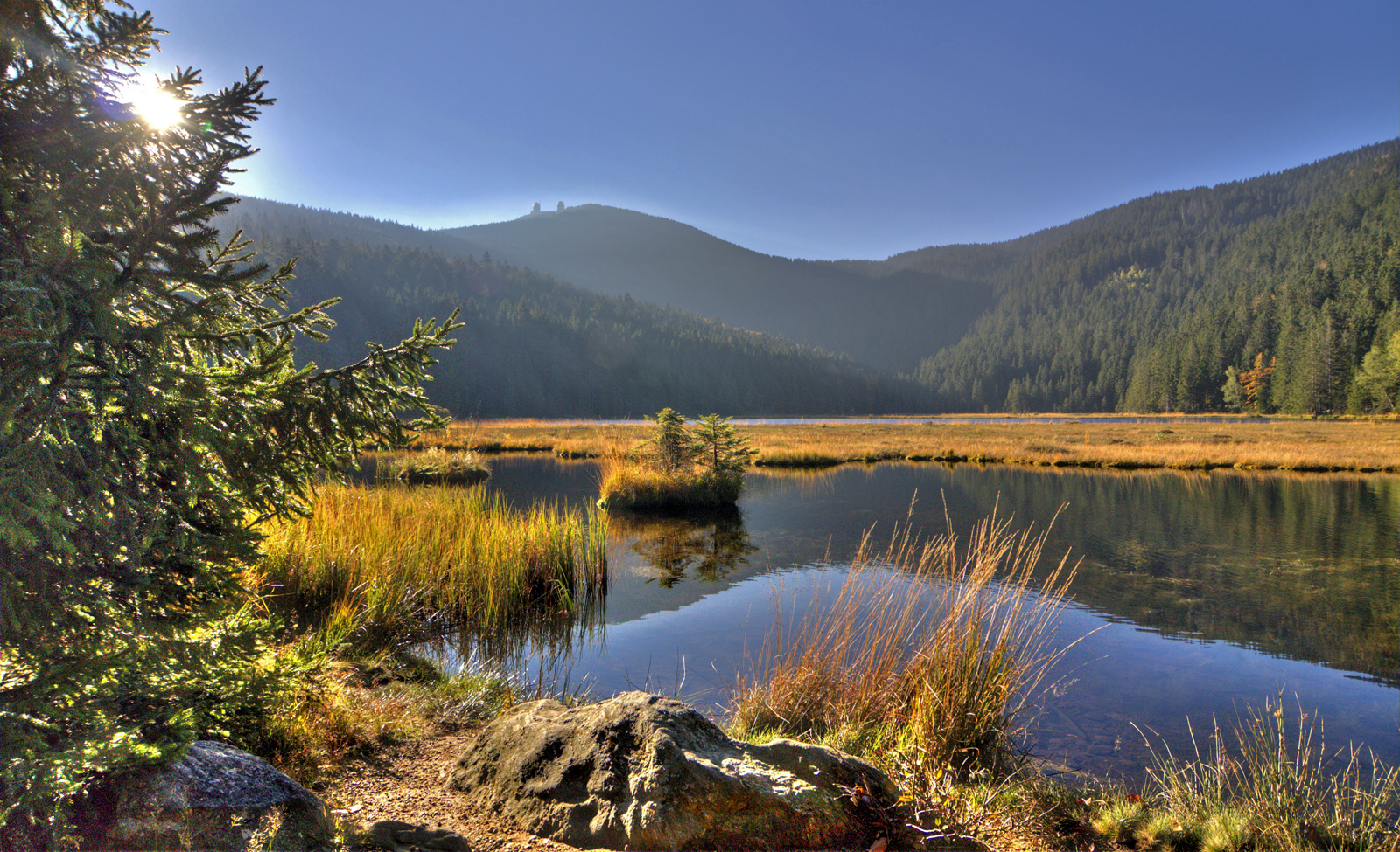 Kleiner Arbersee in der Morgensonne