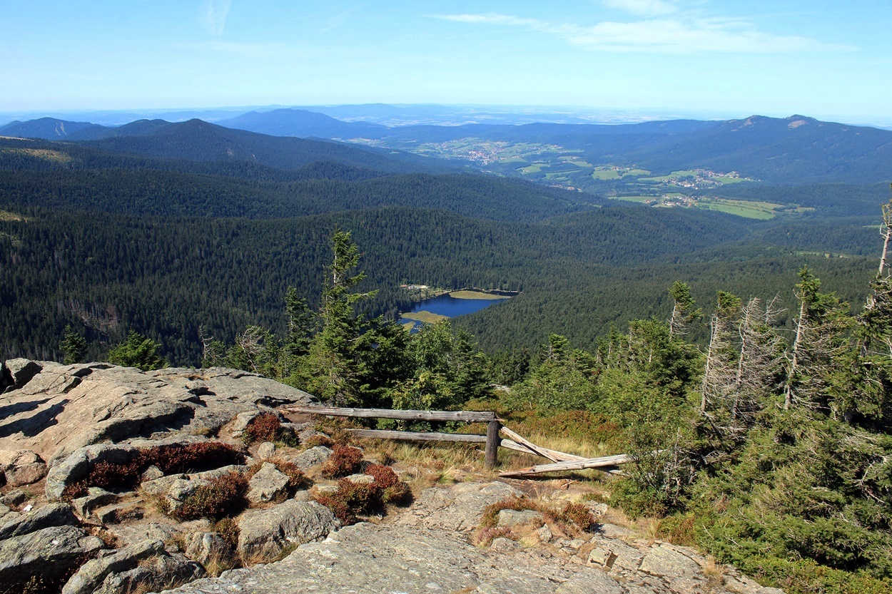 Kleiner Arbersee von oben