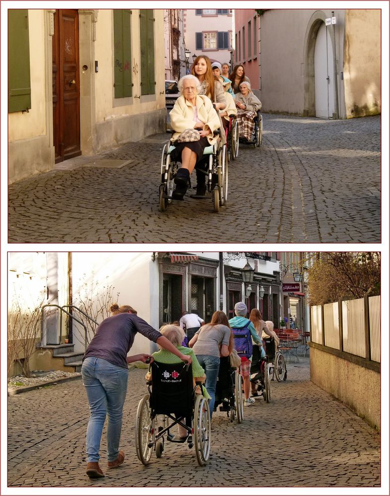 Kleiner Ausflug mit Betreuung