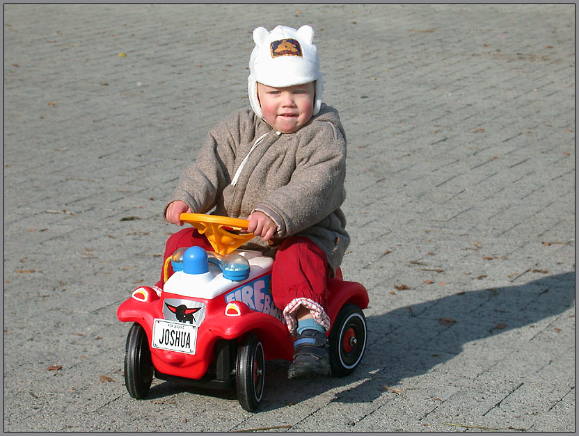 Kleiner Autofahrer ;-)