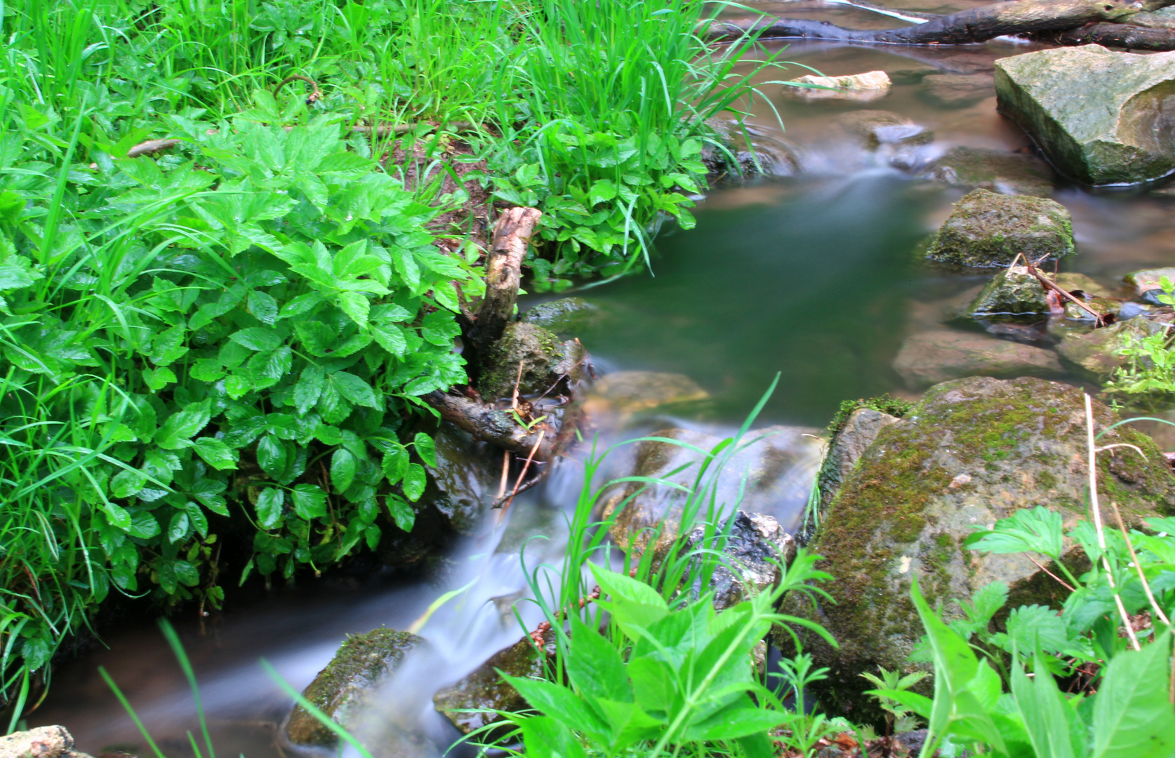 kleiner Bach in Franken Foto & Bild landschaft, bach, fluss & see