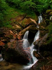 Kleiner Bachlauf in Ybbsitz , Niederösterreich