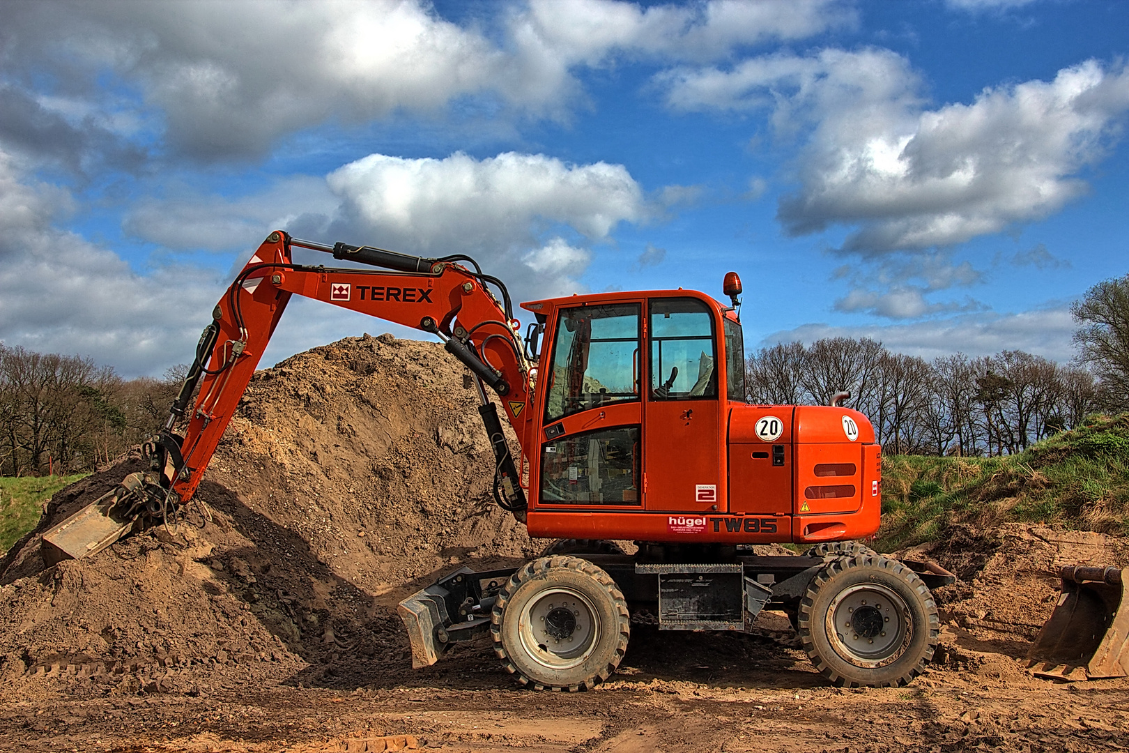 Kleiner Bagger Foto & Bild baumaschinen, verkehr & fahrzeuge, schiene