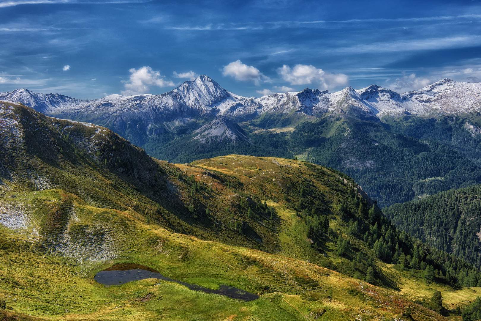 Kleiner Bergsee. 