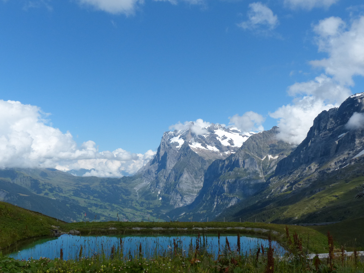 Kleiner Bergsee hoch über Grindelwald