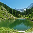 Kleiner Bergsee im Lötschental