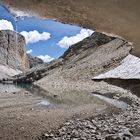 Kleiner Bergsee in den Dolomiten