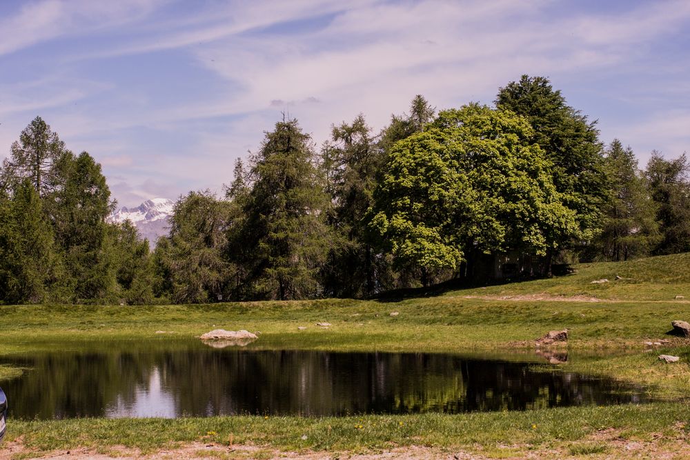 Kleiner Bergsee in Italien