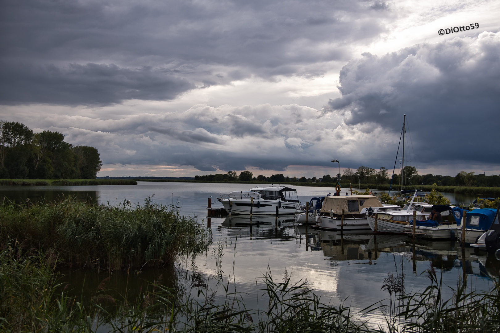 Kleiner Binnenhafen auf Usedom