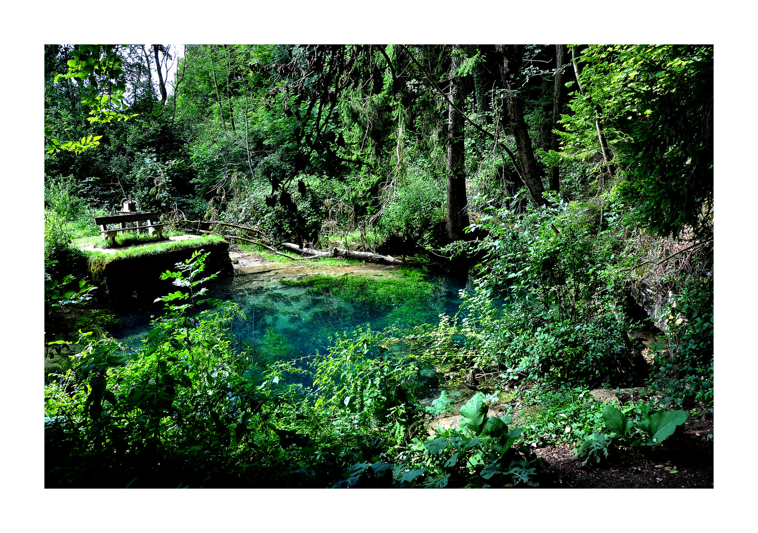 Kleiner Blautopf