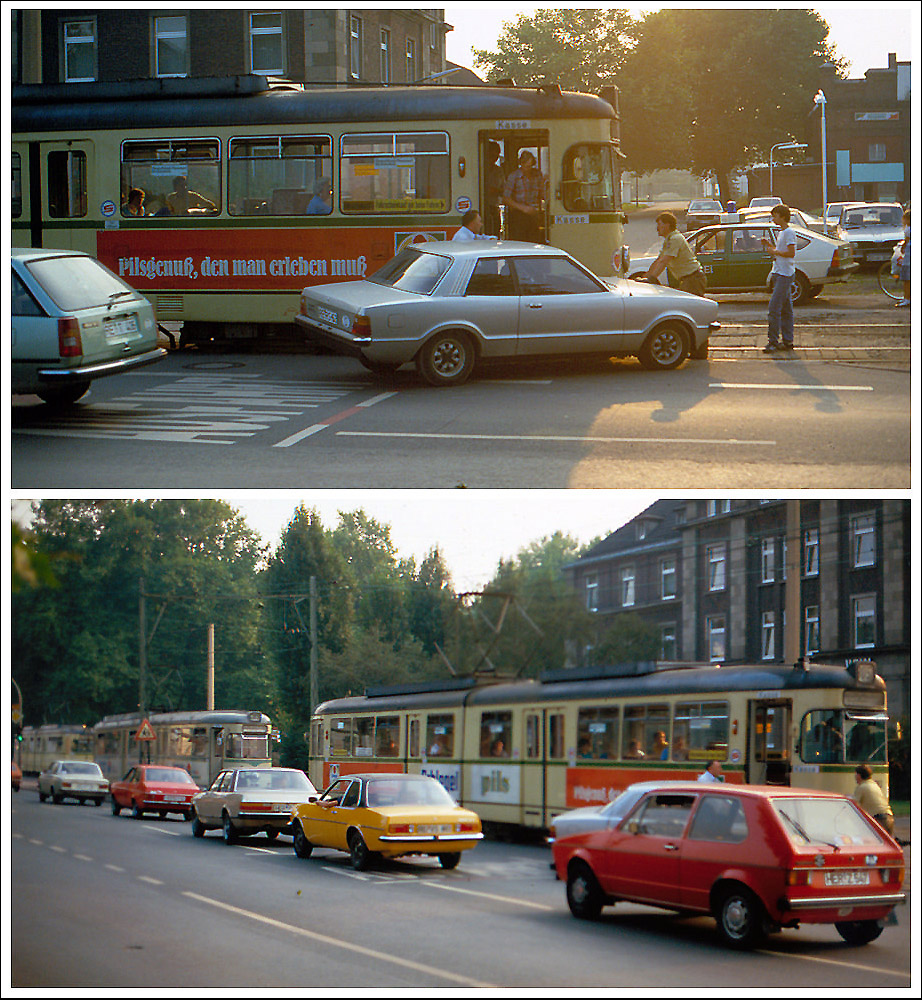 Kleiner Blechschaden - Straßenbahnstau