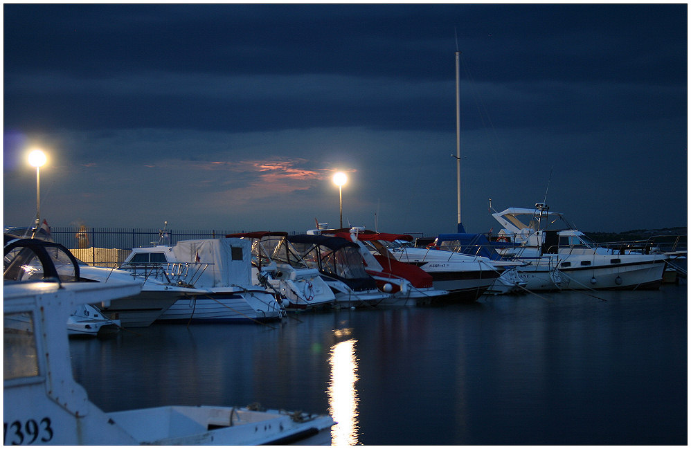 Kleiner Bootshafen in Vir (Kroatien)